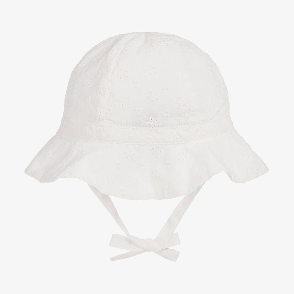 Girls white best sale floppy hat