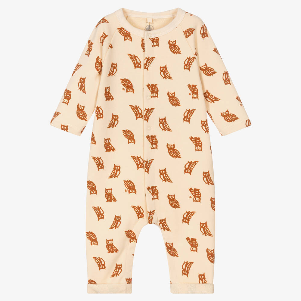 Petit Bateau-بيبي غرو قطن لون بيج للأطفال | Childrensalon Outlet
