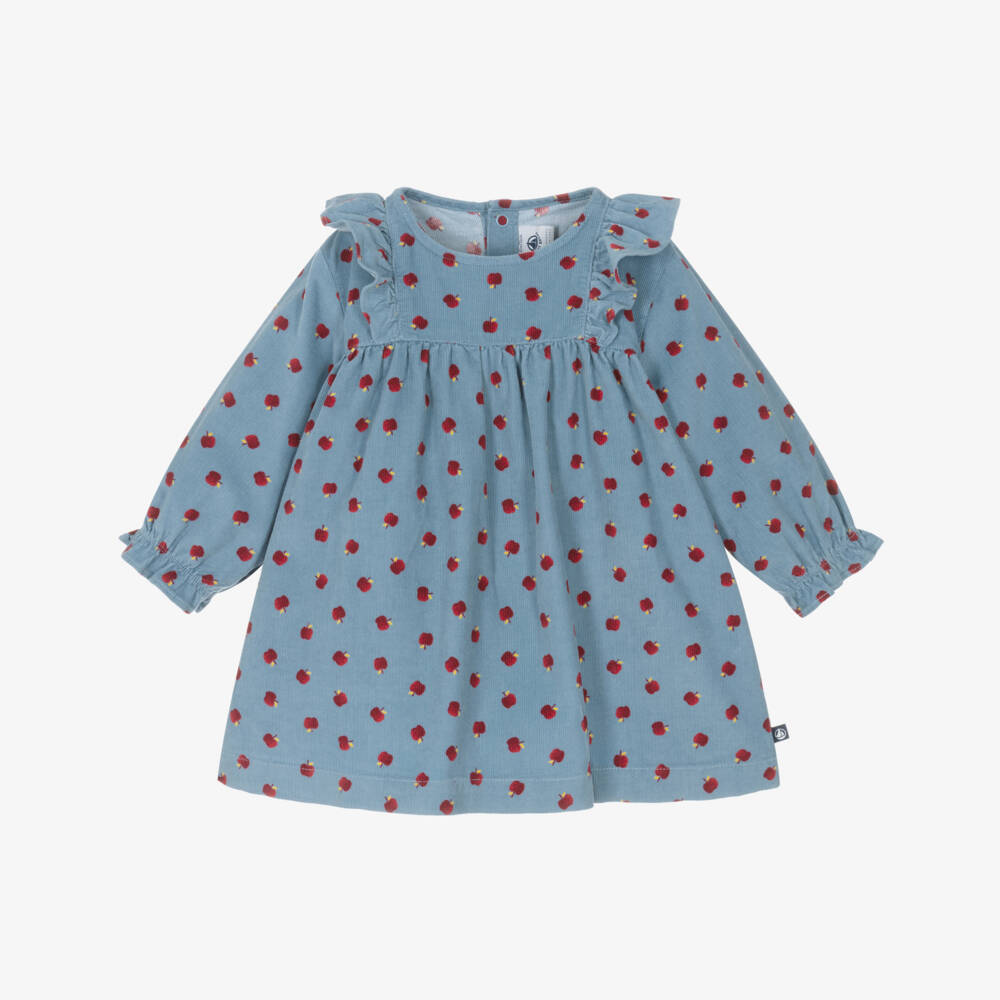 Petit Bateau-Blue Apple Dress | Childrensalon Outlet