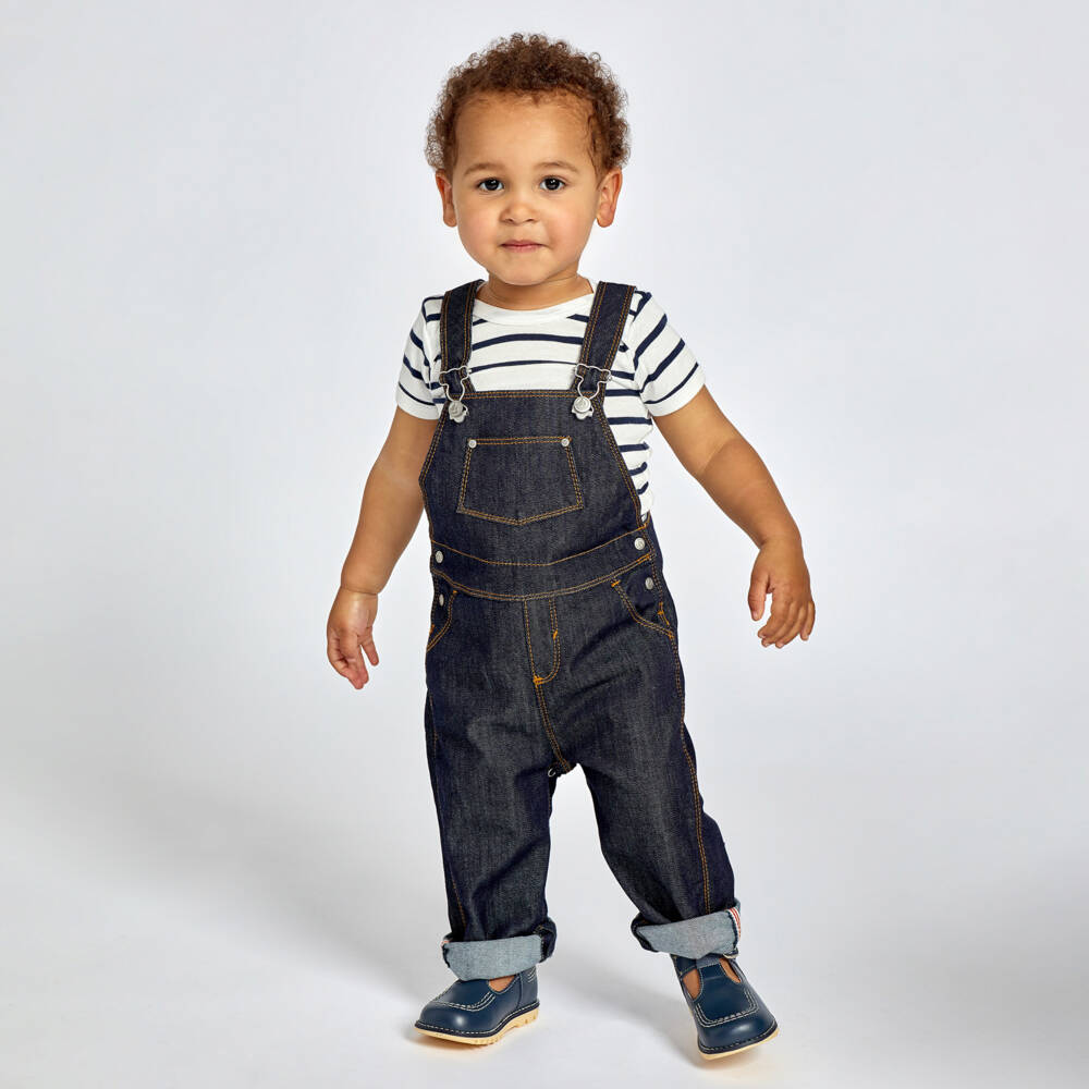 Petit Bateau-Blue Cotton Bodyvests (3 Pack) | Childrensalon Outlet