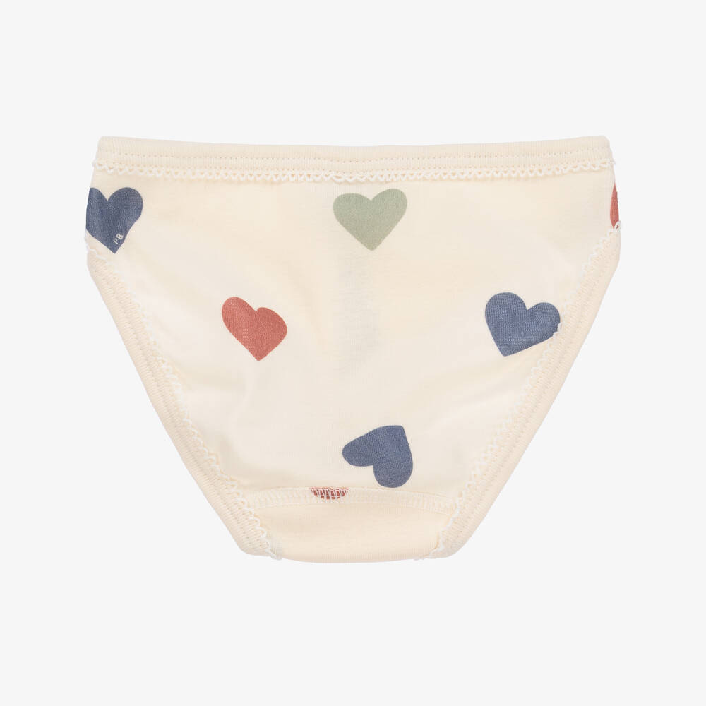 Petit Bateau-Blue & Green Organic Cotton Knickers (5 Pack) | Childrensalon Outlet
