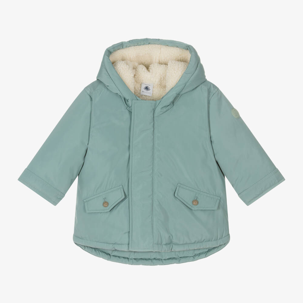 Petit Bateau-Boys Azure Hooded Jacket | Childrensalon Outlet