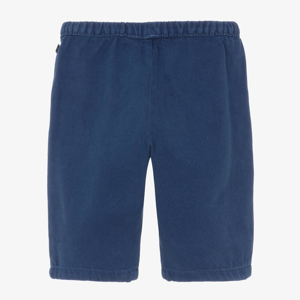 بتي باتو-بنطلون أطفال ولادي ليوسيل وقطن تويل لون أزرق | Childrensalon Outlet