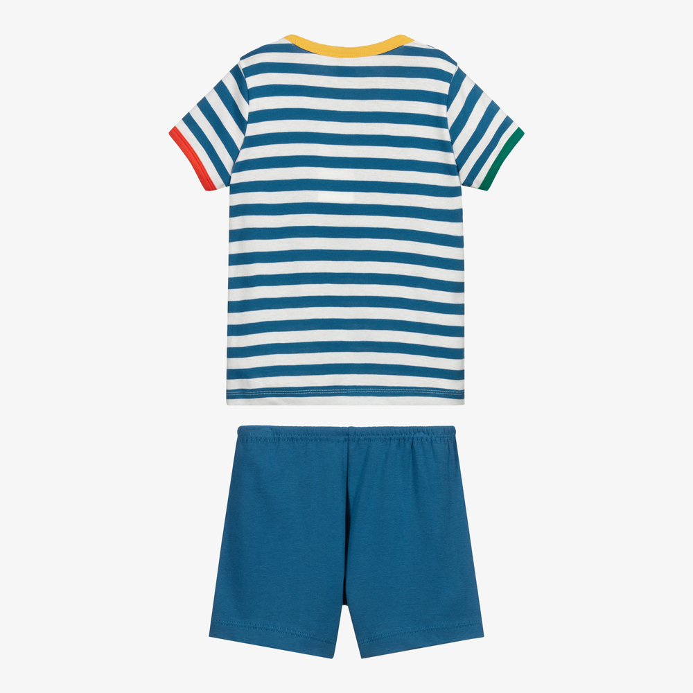 Petit Bateau-Boys Blue Leopard Pyjamas | Childrensalon Outlet