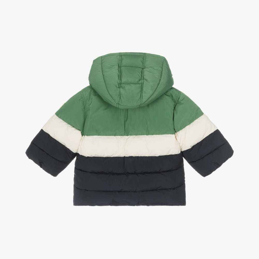 Petit Bateau-Boys Colourblock Puffer Coat | Childrensalon Outlet