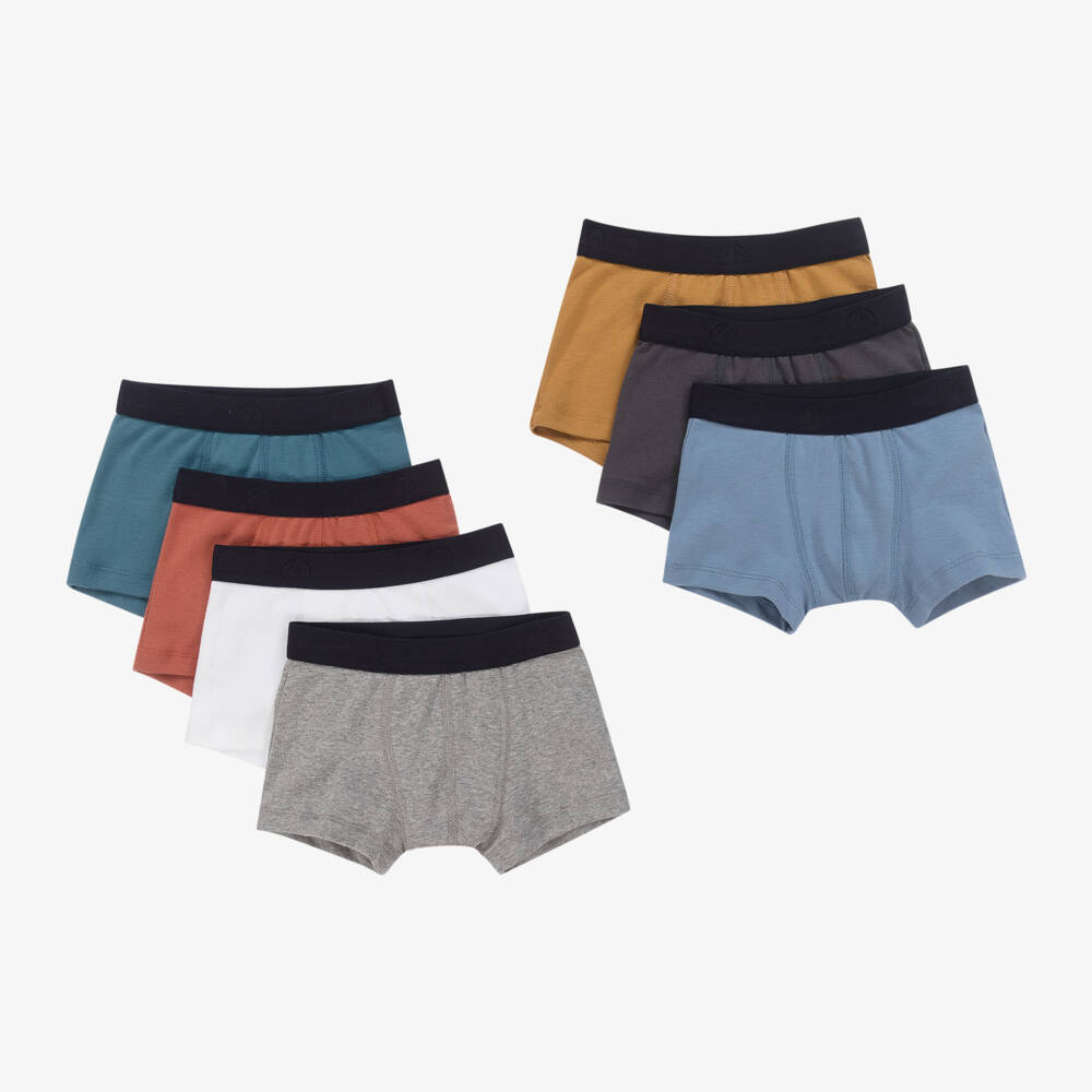Petit Bateau-Boys Colourful Boxer Shorts Set | Childrensalon Outlet