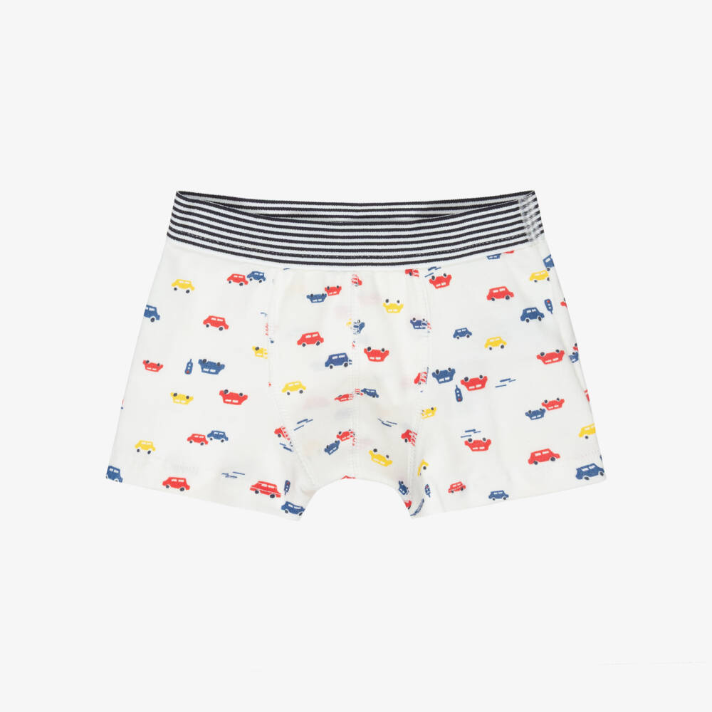 Petit Bateau-Boys Colourful Variety Boxer Set | Childrensalon Outlet