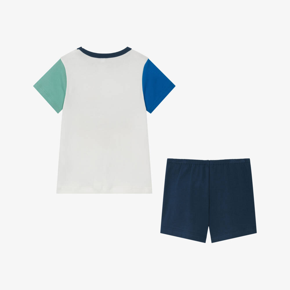 Petit Bateau-Хлопковая синяя пижама для мальчиков | Childrensalon Outlet