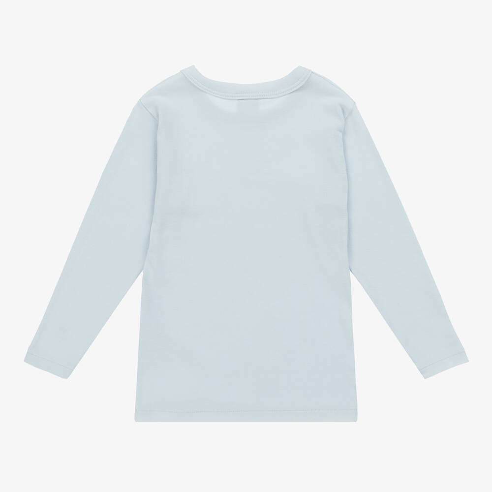 Petit Bateau-Коемовая и голубая футболки из хлопка для мальчиков (2шт) | Childrensalon Outlet