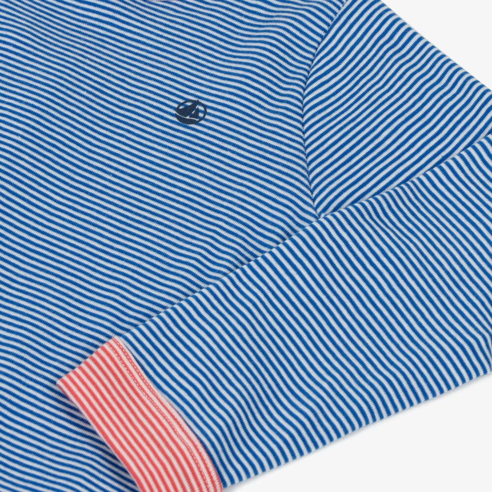 Petit Bateau-Boys Cozy Blue Sleep Set | Childrensalon Outlet