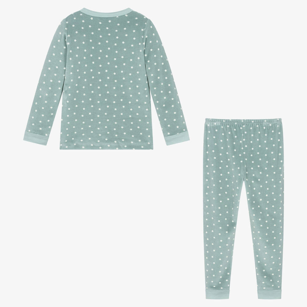 Boys green pyjamas best sale