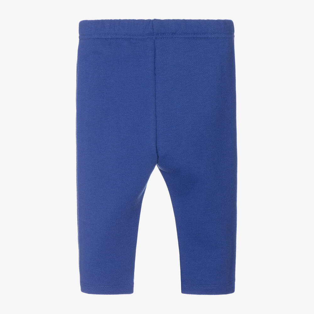 Petit Bateau-Boys Indigo Cotton Joggers | Childrensalon Outlet