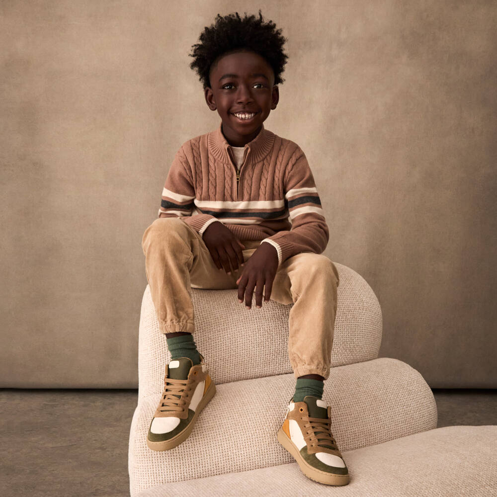 Petit Bateau-Boys Ivory 5-Pack Ankle Socks | Childrensalon Outlet