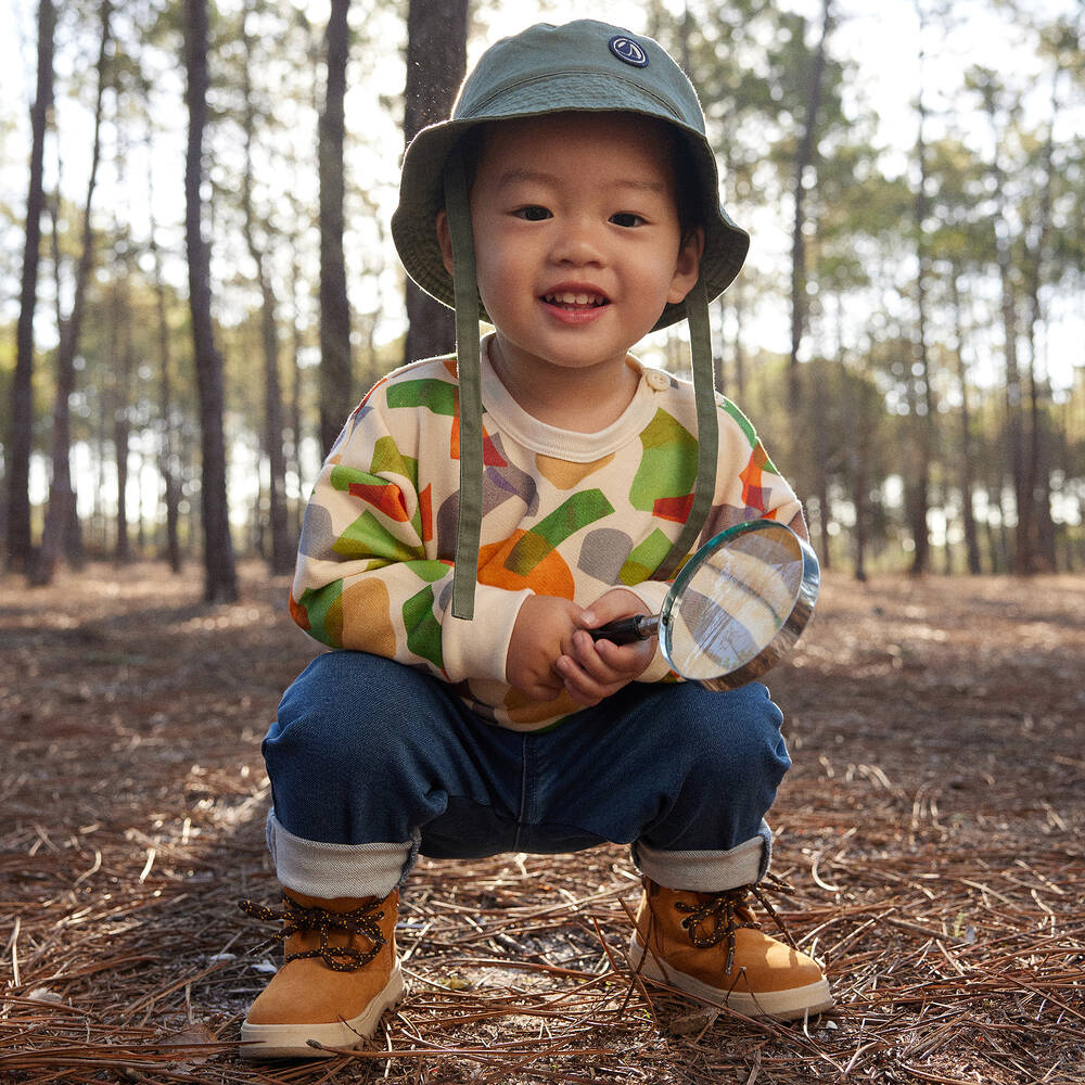 Petit Bateau-Boys Ivory Cotton Sweatshirt | Childrensalon Outlet