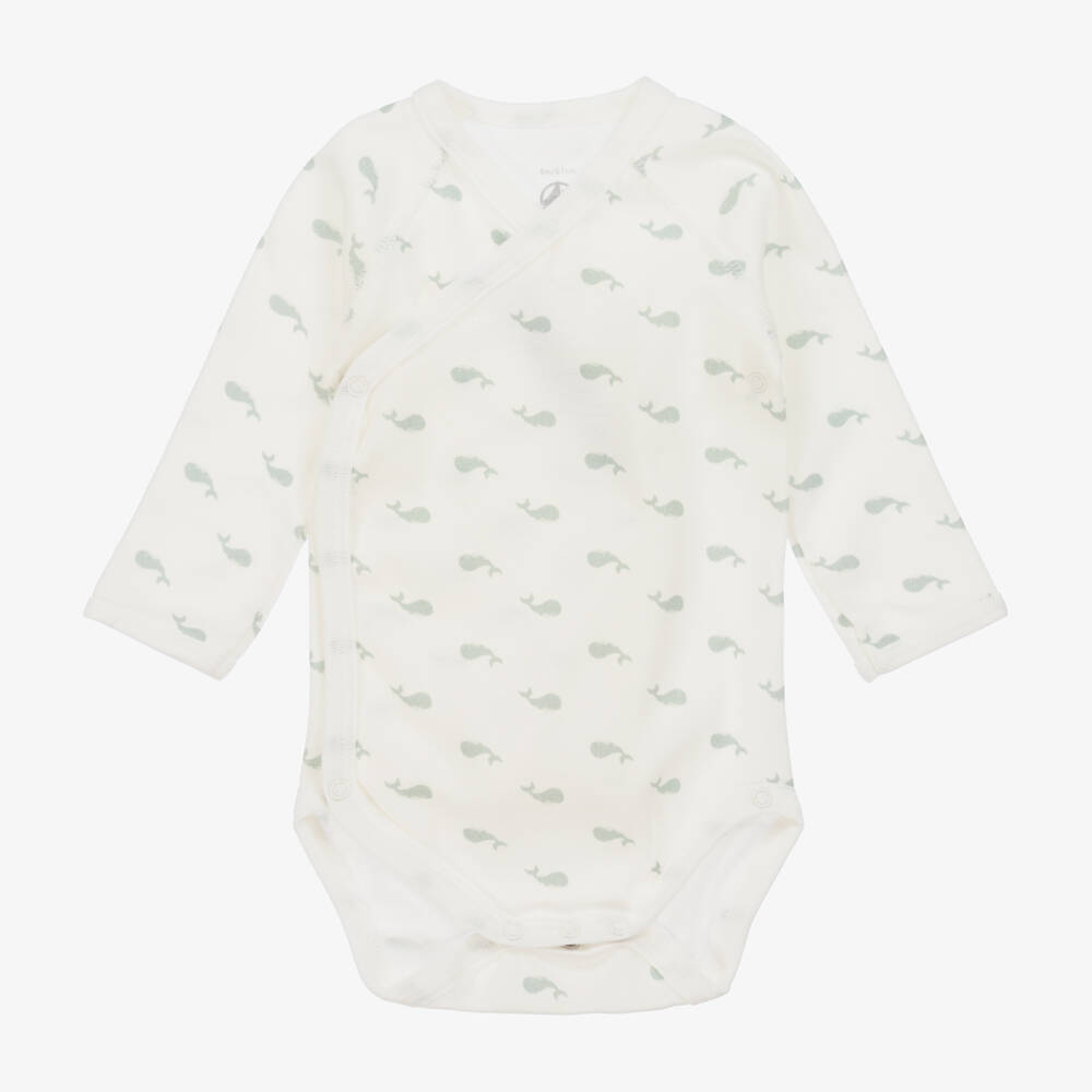 Petit Bateau-تبان قطن عضوي لون أخضر وأسود (عدد 5) | Childrensalon Outlet
