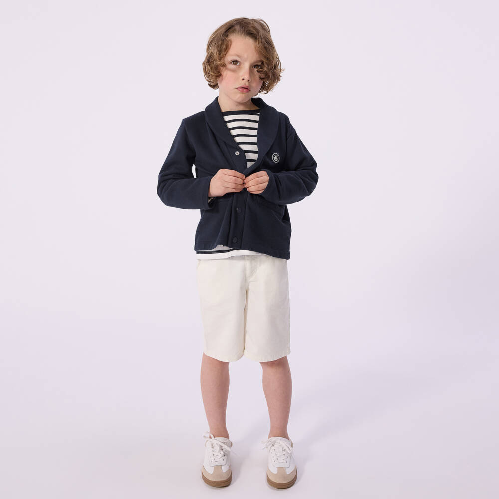 Petit Bateau-Бермуды кремовые для мальчиков | Childrensalon Outlet