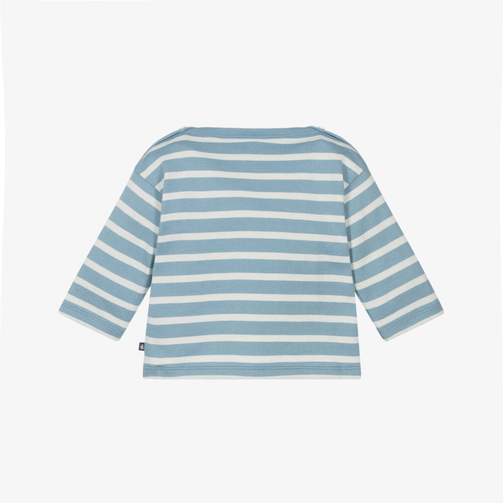 Petit Bateau-Boys Nautical Stripe Top | Childrensalon Outlet