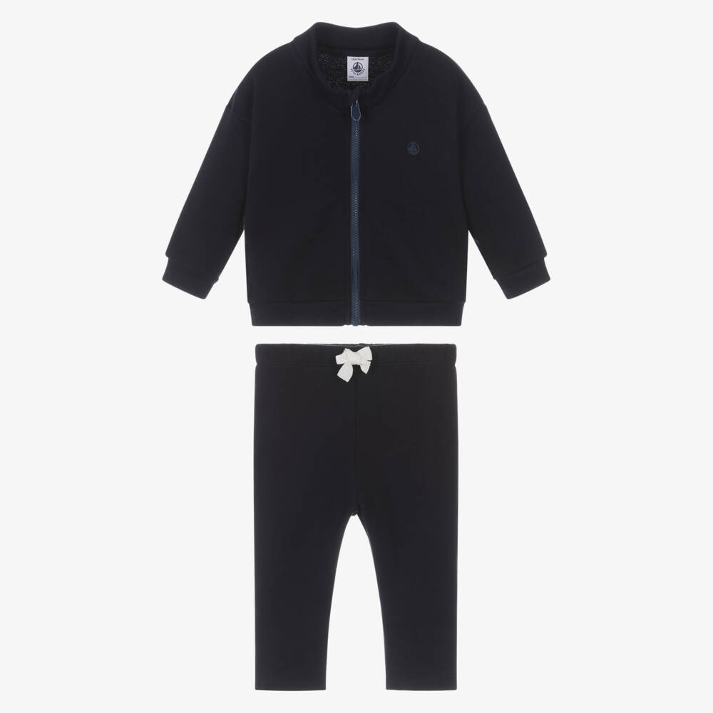 Petit Bateau-Boys Navy Blue Outfit Set | Childrensalon Outlet