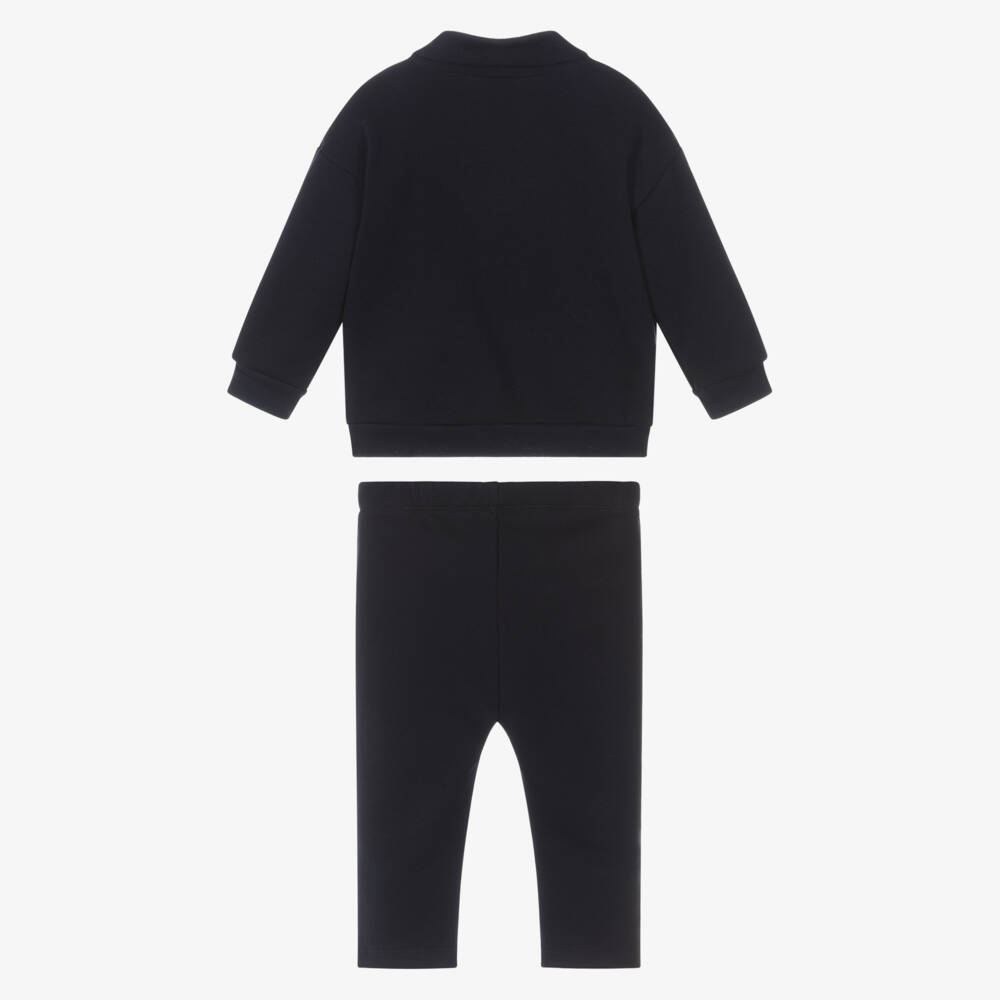 Petit Bateau-Boys Navy Blue Outfit Set | Childrensalon Outlet