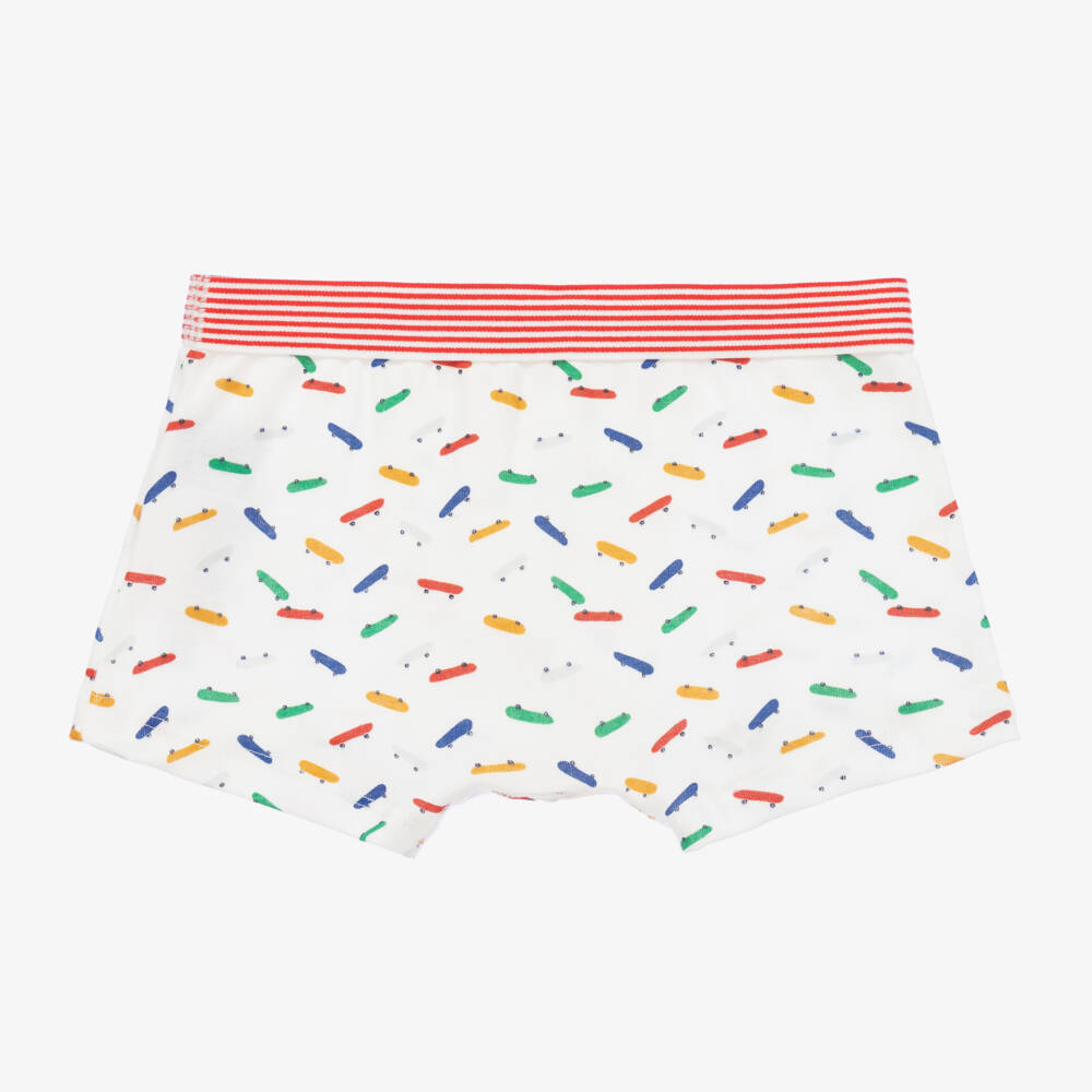 Petit Bateau-Boys Organic Cotton Boxers (5 Pack)  | Childrensalon Outlet