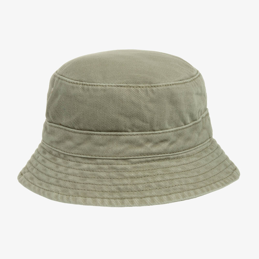 Petit Bateau-Boys Sage Green Sun Hat | Childrensalon Outlet