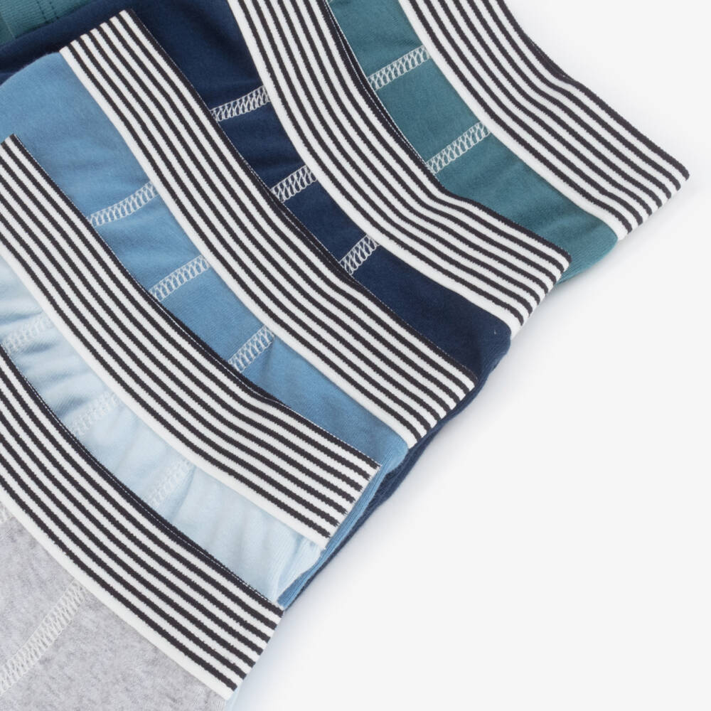 Petit Bateau-Boys Soft Jersey Boxer Set of Five | Childrensalon Outlet