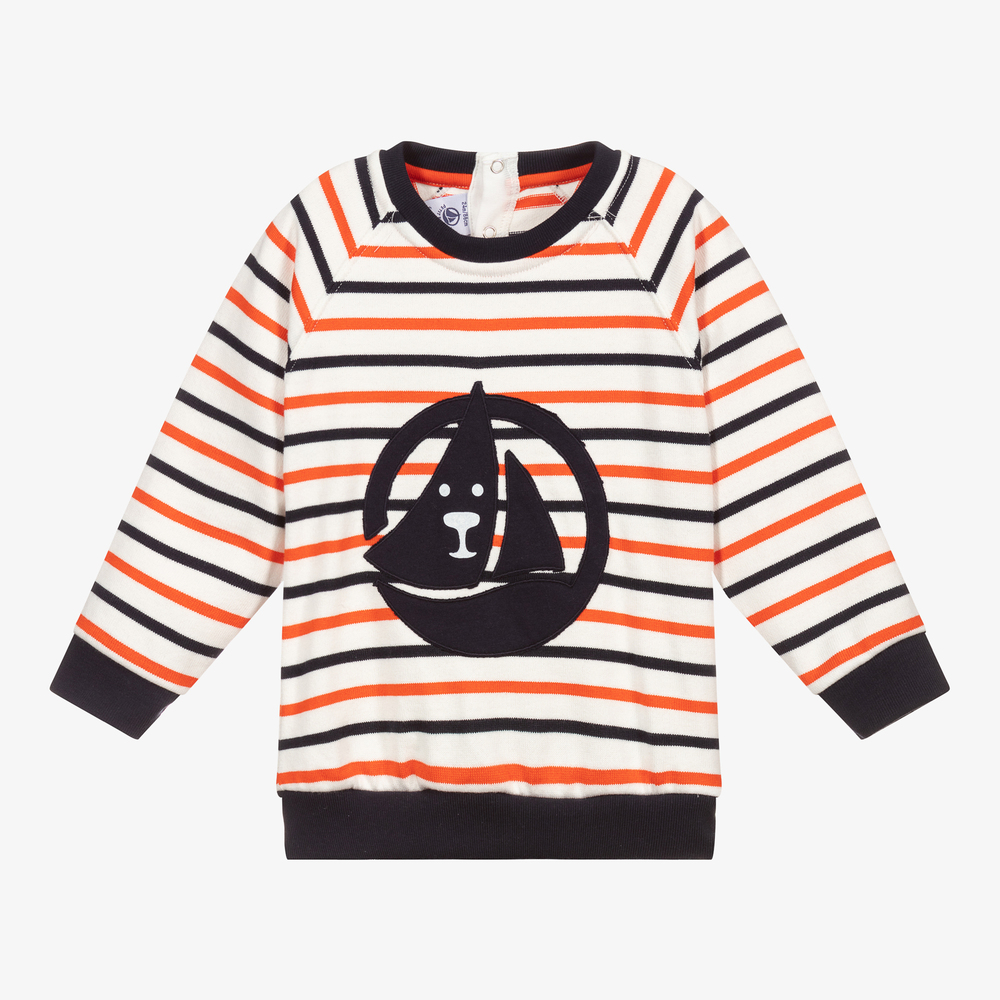 Sweat shirt raye Garcon