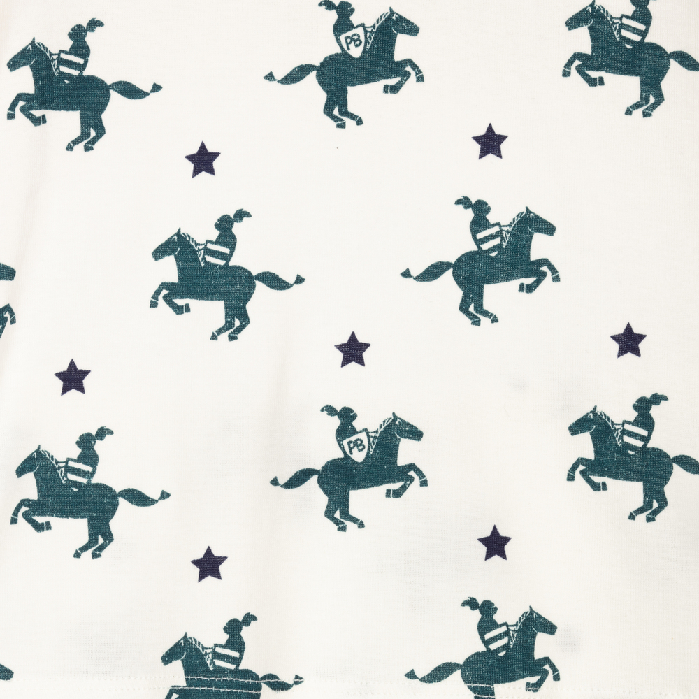 Petit Bateau-Boys White Cotton Pyjamas | Childrensalon Outlet