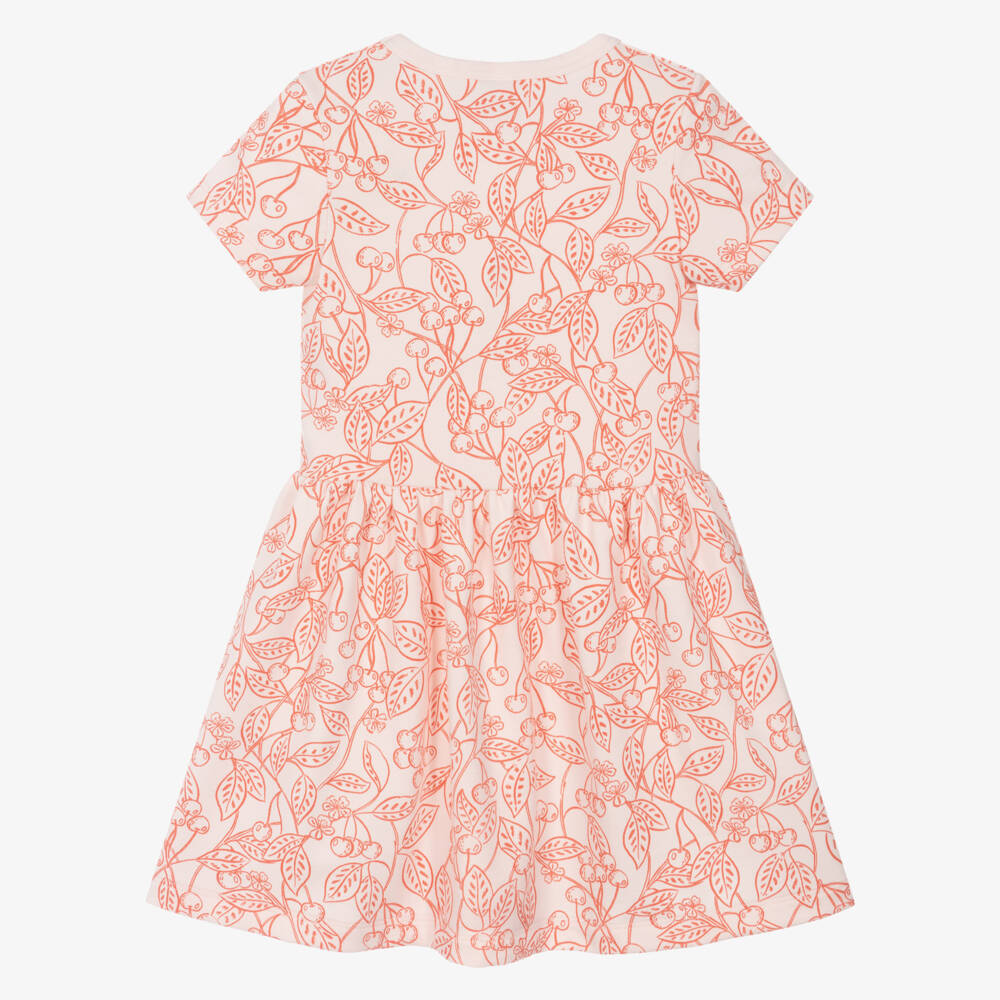 Petit Bateau-Cherry Blossom Pink Cotton Dress | Childrensalon Outlet