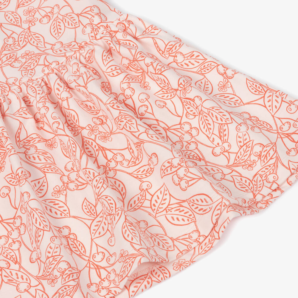Petit Bateau-Cherry Blossom Pink Cotton Dress | Childrensalon Outlet