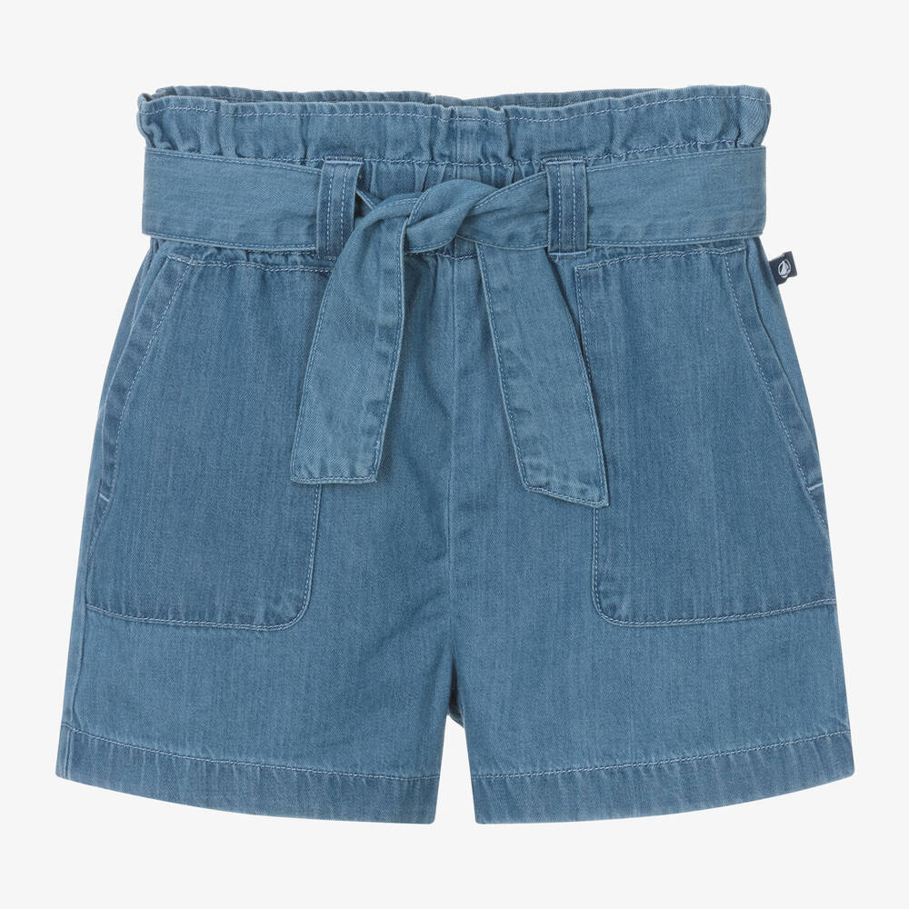 Short en chambray outlet