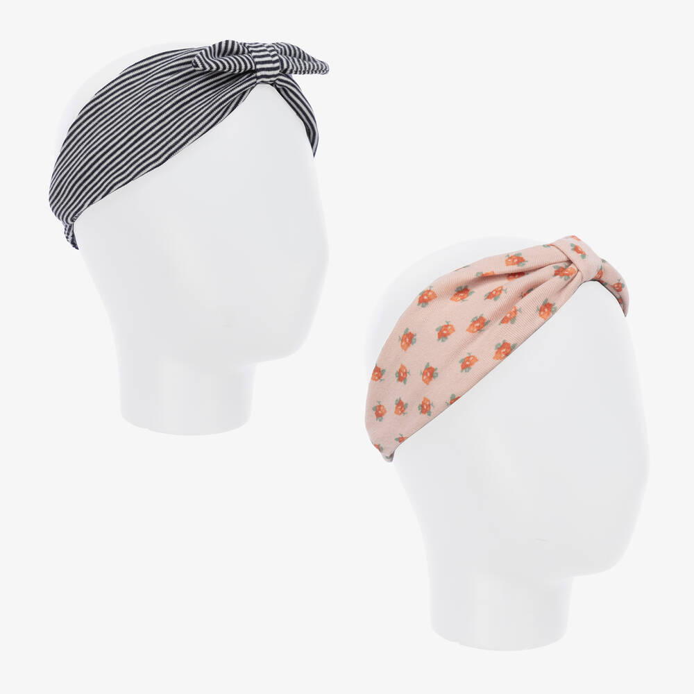Petit Bateau-Голубая и розовая повязки на голову (2шт.) | Childrensalon Outlet