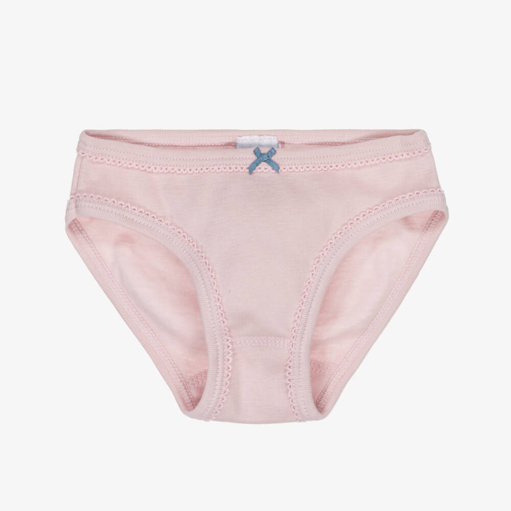 Petit Bateau-Тройка хлопковых трусиков с цветочным узором для девочек | Childrensalon Outlet