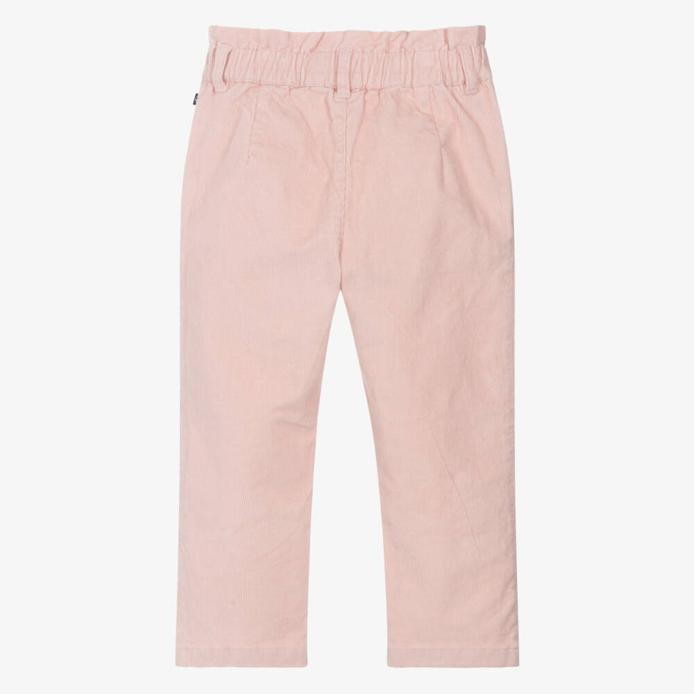 Petit Bateau-Girls Blush Corduroy Trousers | Childrensalon Outlet