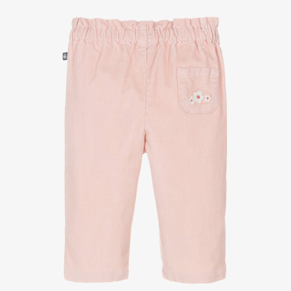 Petit Bateau-Girls Cotton Needle Cord Trousers | Childrensalon Outlet