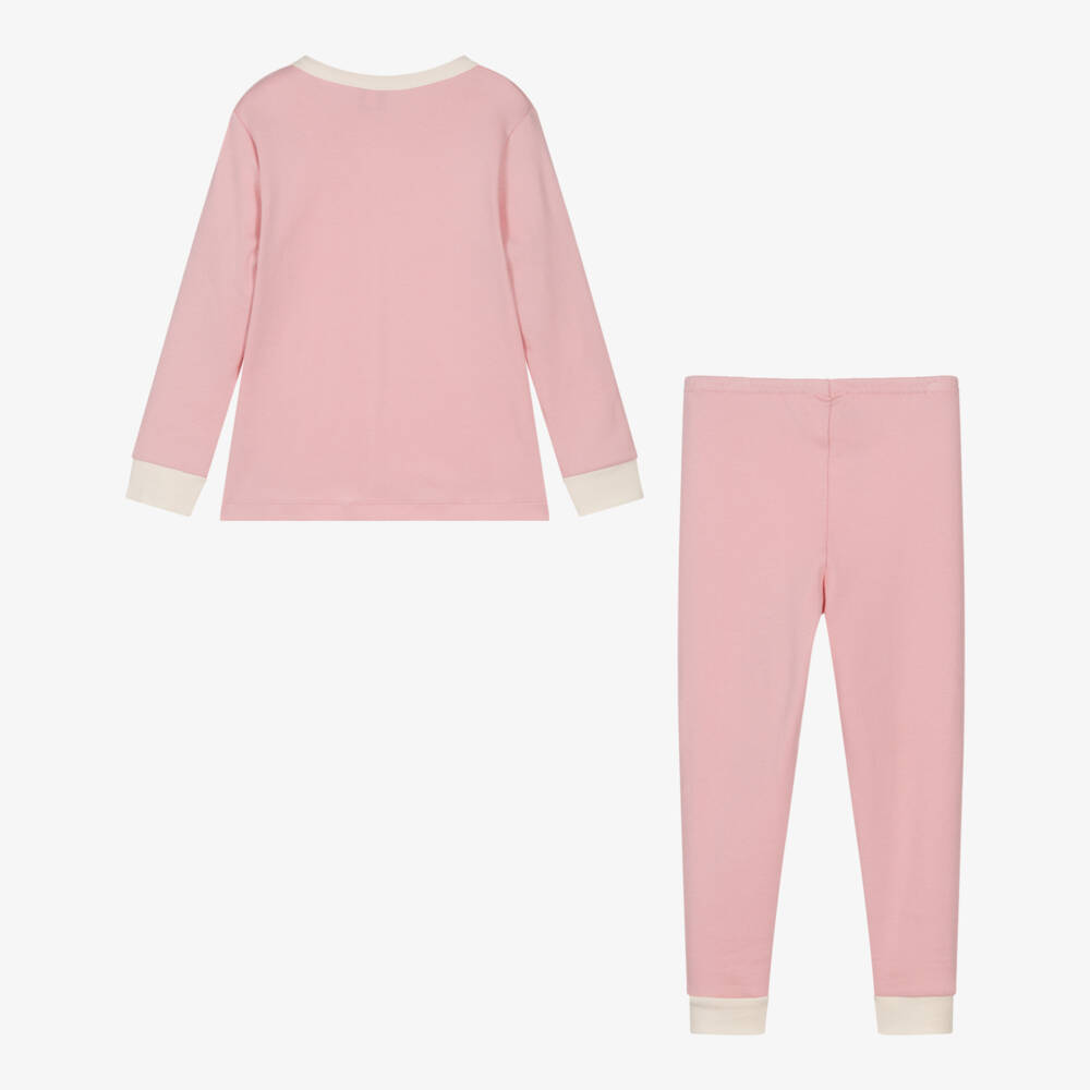Petit Bateau-Girls' Cozy Rose Cotton Sleepwear | Childrensalon Outlet