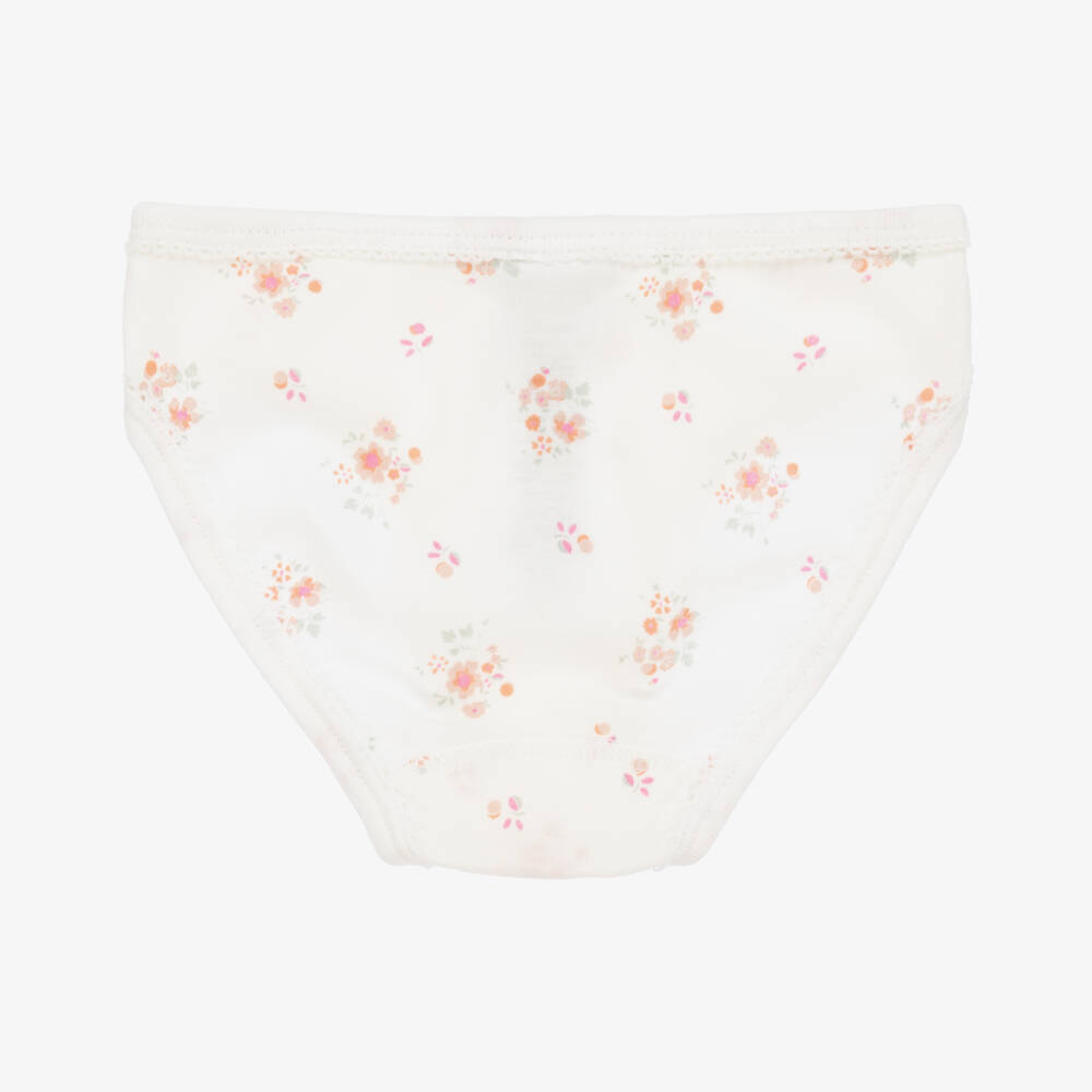 Petit Bateau-Girls Eco-Friendly Cotton Undies Trio | Childrensalon Outlet