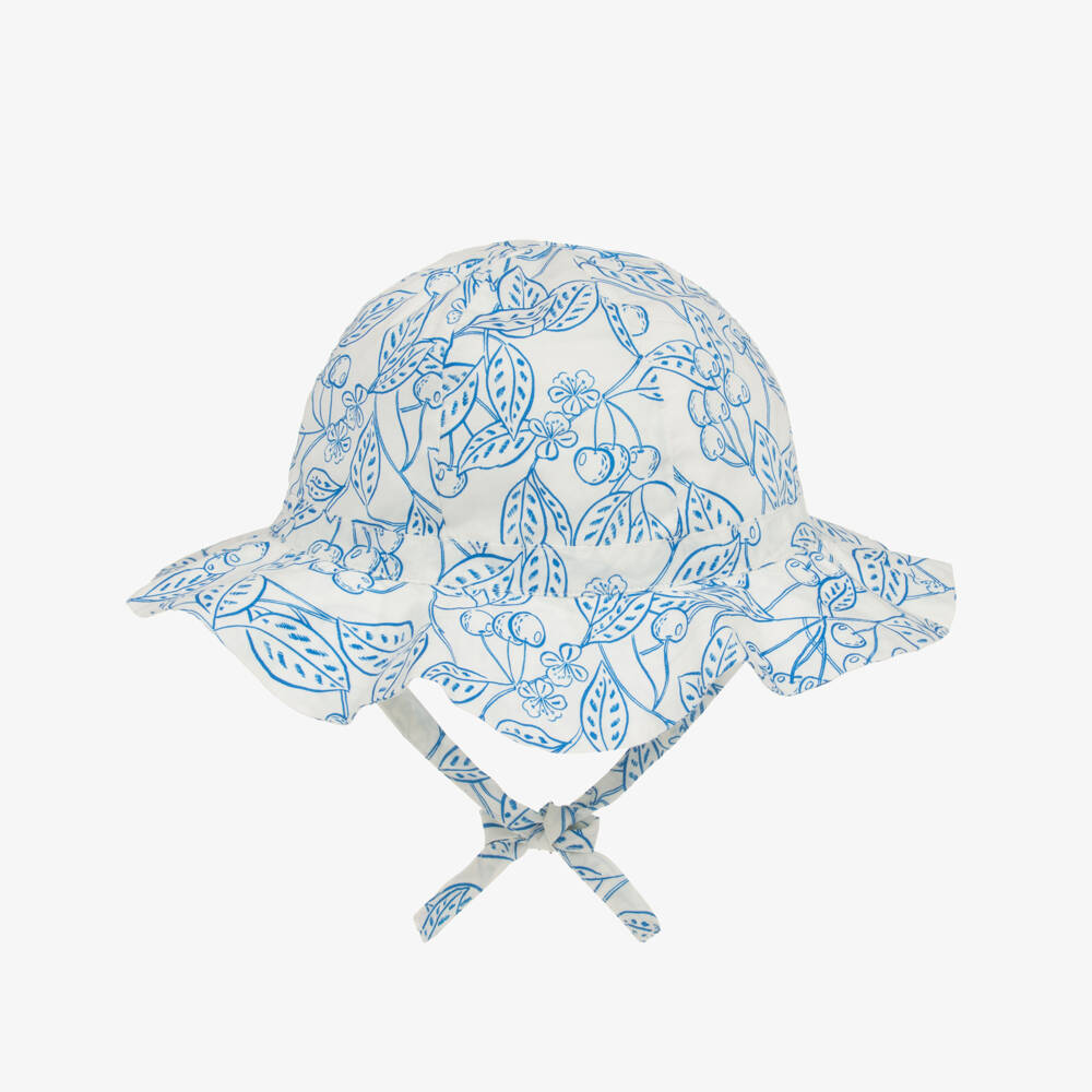 Petit Bateau-Хлопковая шляпка с цветочным узором для девочек | Childrensalon Outlet