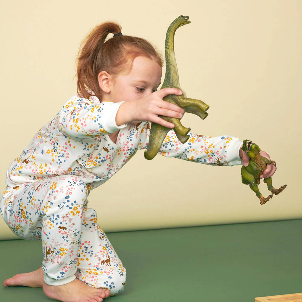 Petit Bateau-Girls Ivory Cotton Pyjamas | Childrensalon Outlet