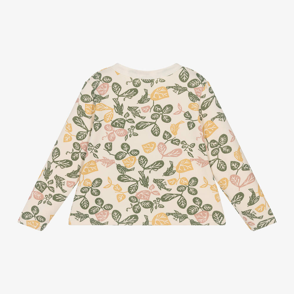 بتي باتو-كارديغان قطن عضوي لون عاجي للبنات | Childrensalon Outlet