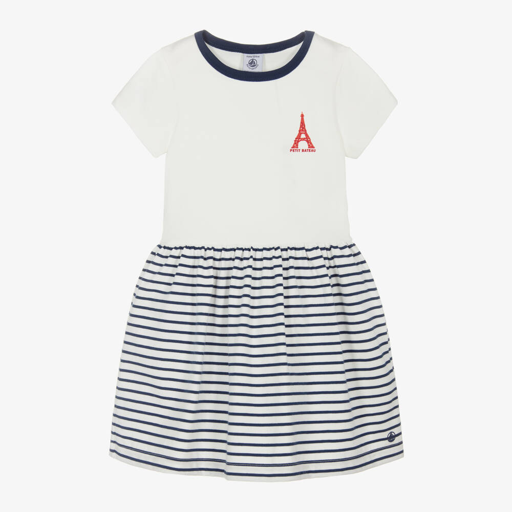 Girls Trip Ribbed Dress - Navy