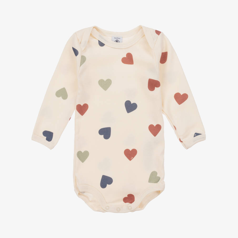 Petit Bateau-Girls Organic Cotton Bodysuit Trio | Childrensalon Outlet