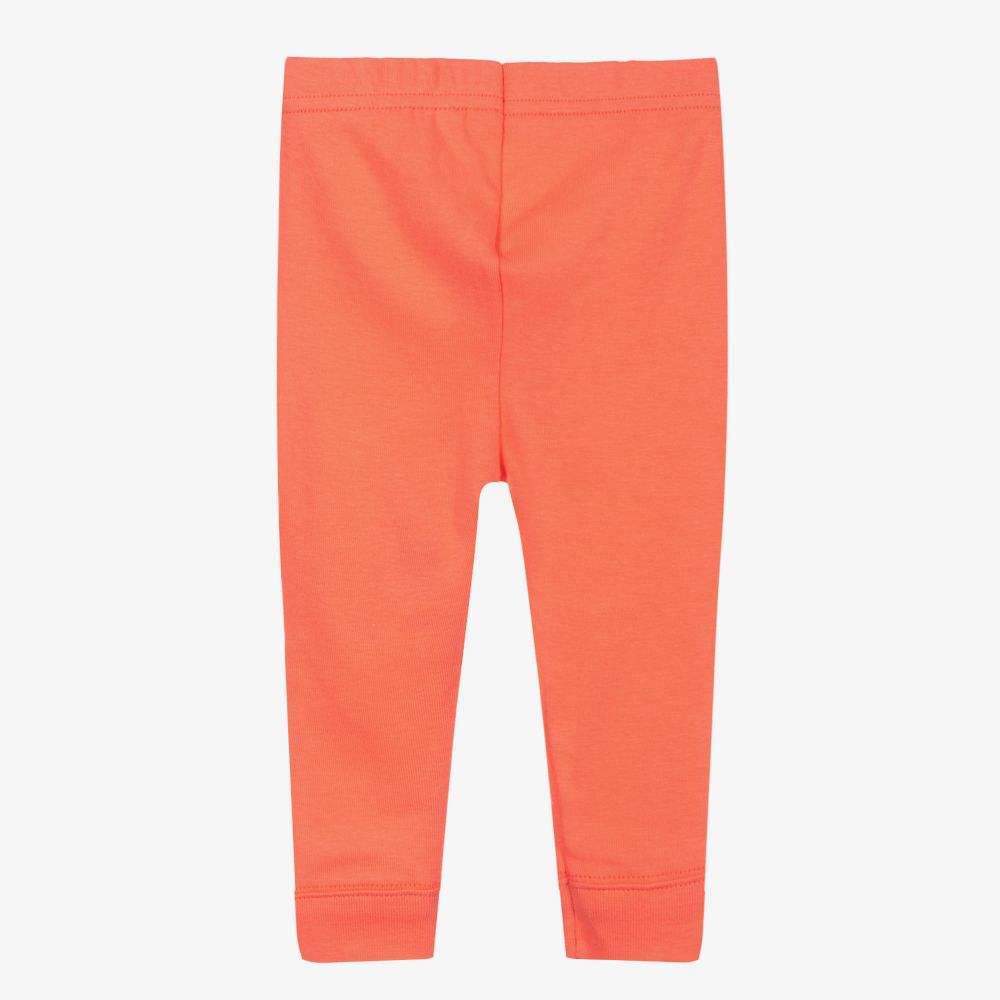 Petit Bateau-Girls Pink Cotton Leggings | Childrensalon Outlet
