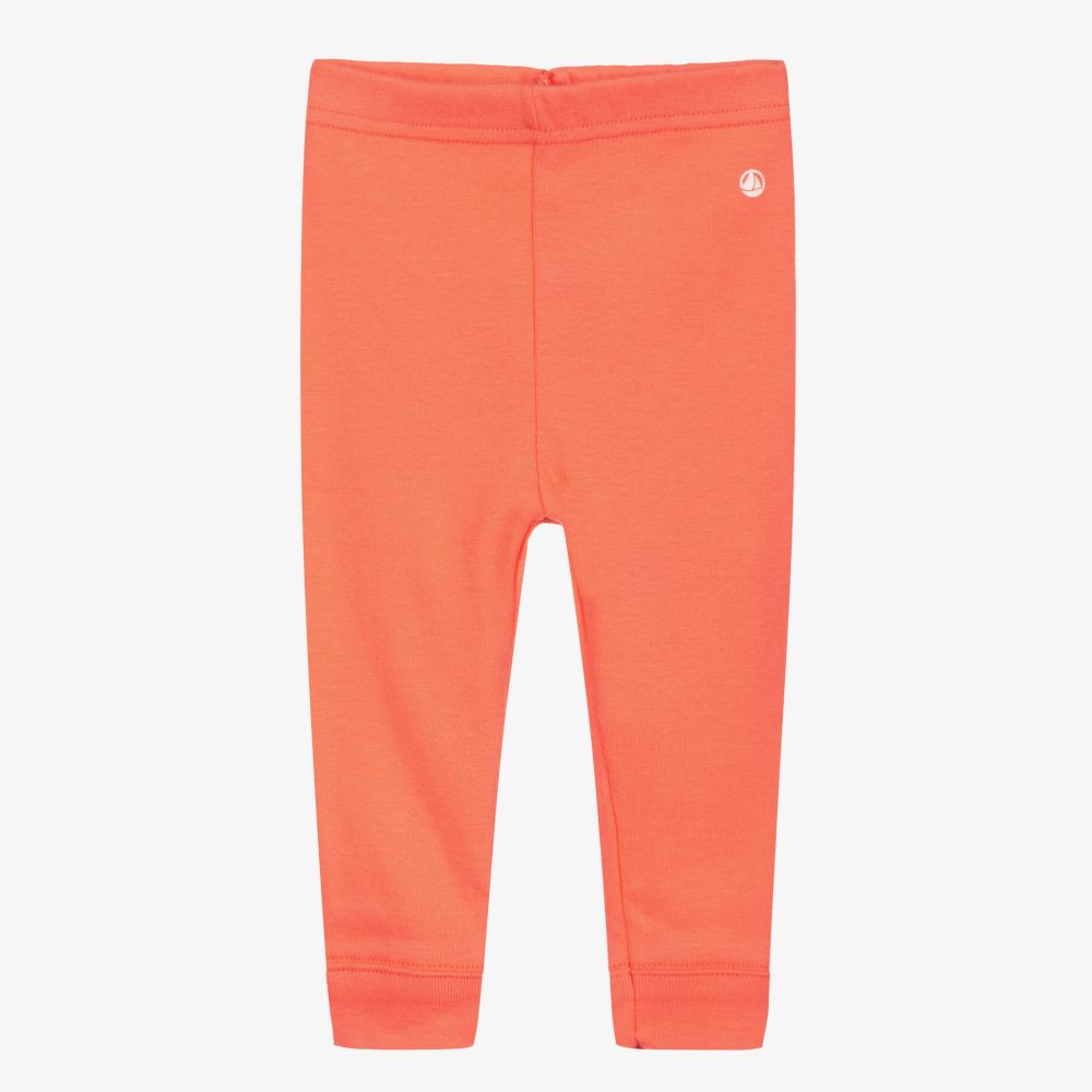 Petit Bateau-Розовые хлопковые легинсы для девочек | Childrensalon Outlet