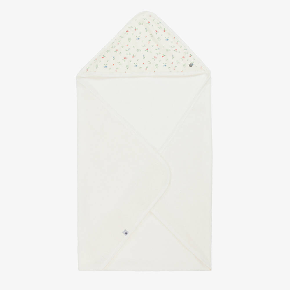 Petit Bateau-Girls Soft Ivory Cherry Wrap | Childrensalon Outlet