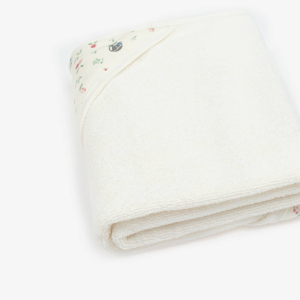 Petit Bateau-Girls Soft Ivory Cherry Wrap | Childrensalon Outlet