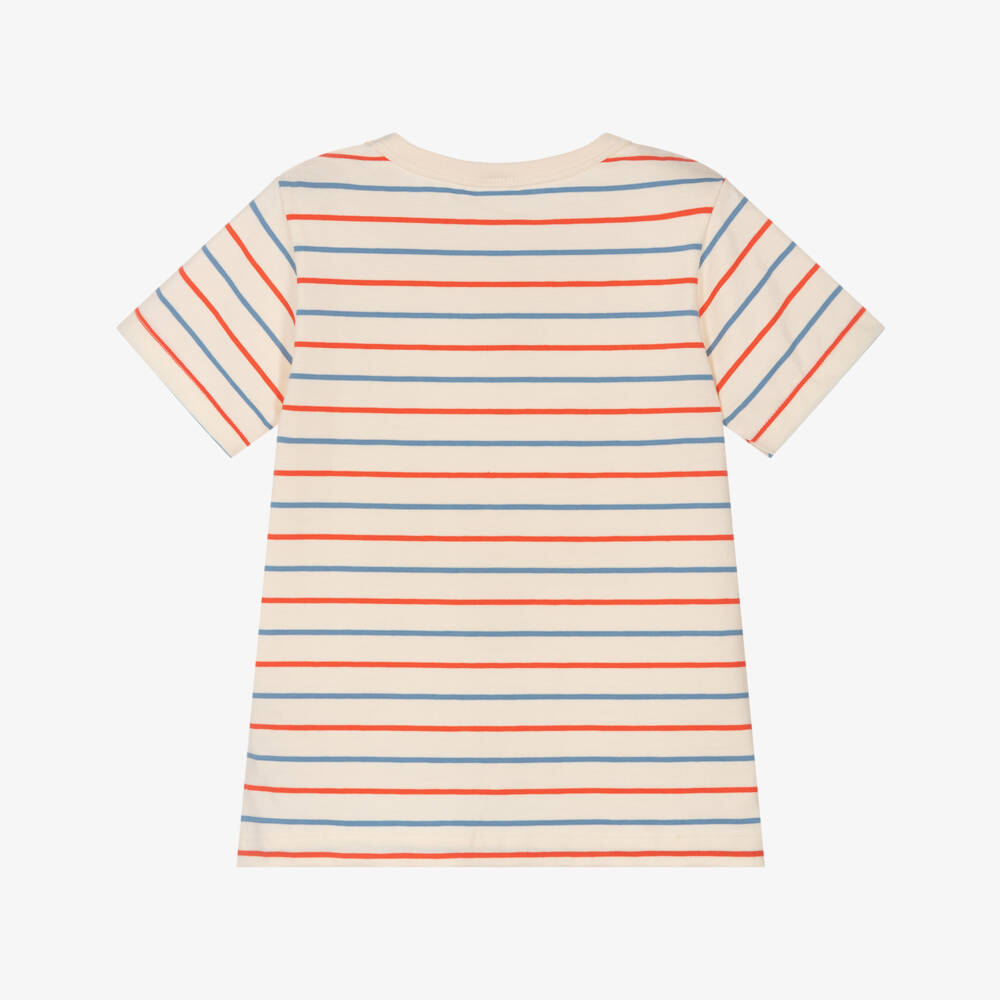Petit Bateau-Girls Soft Stripe Knit Top | Childrensalon Outlet