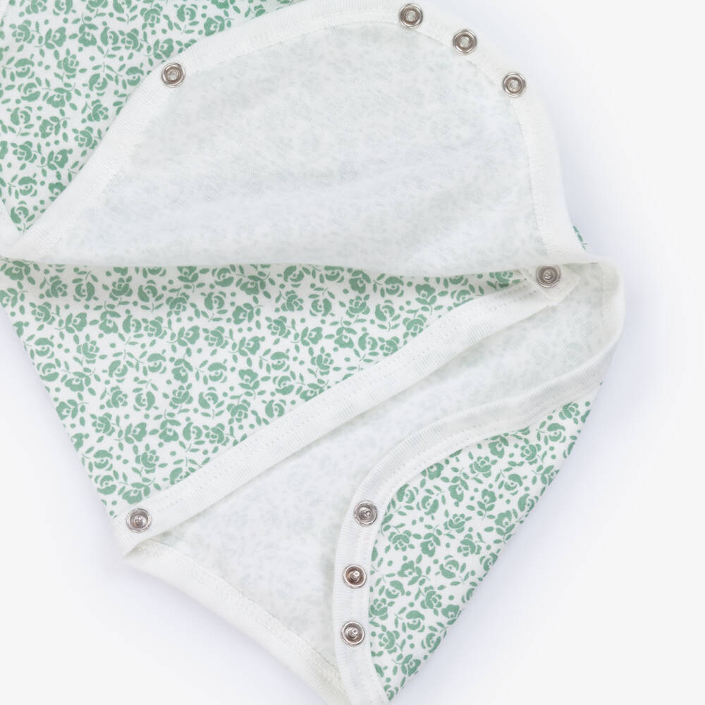 Petit Bateau-Girls' Trio of Soft Cotton Bodysuits | Childrensalon Outlet