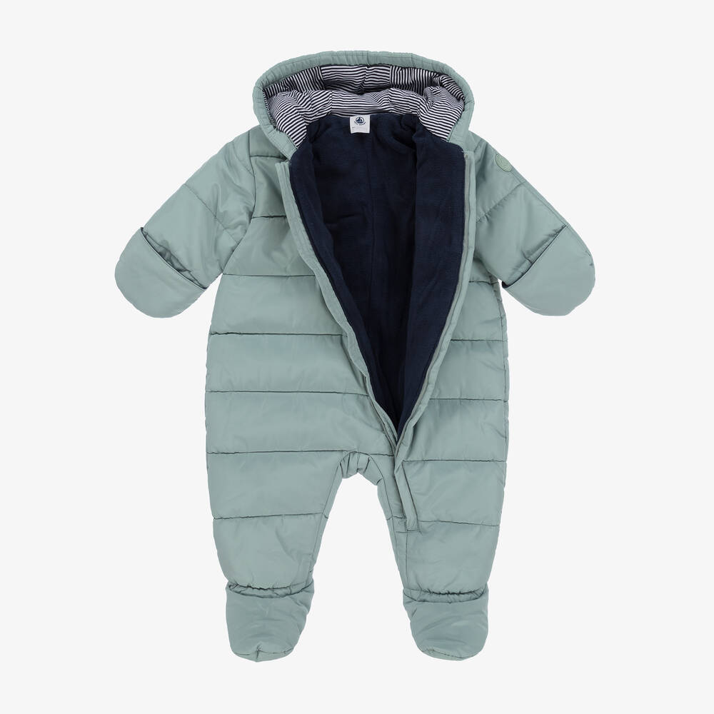 Petit Bateau Combinaison de ski verte bebe Childrensalon Outlet