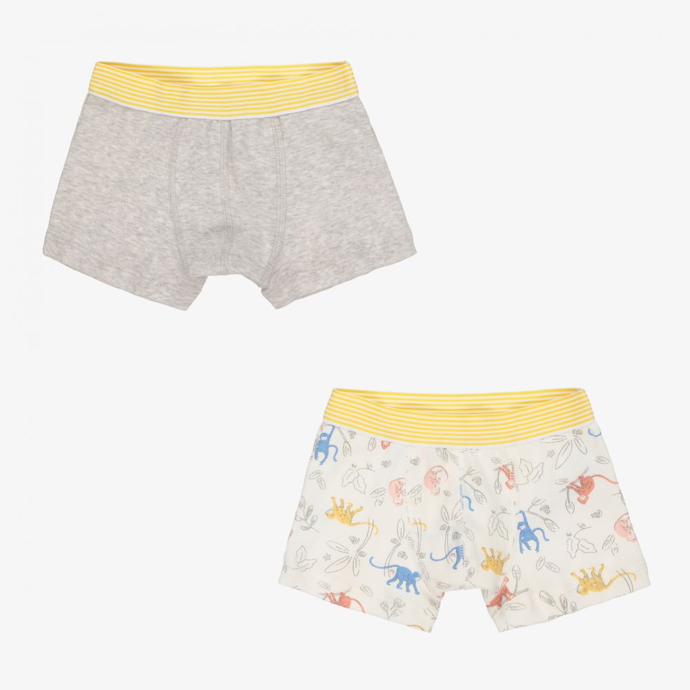 Petit Bateau - Grey Boxer Shorts | Childrensalon